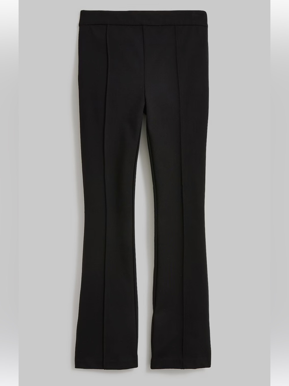J. Crew Black Cropped Flare Ponte Pants